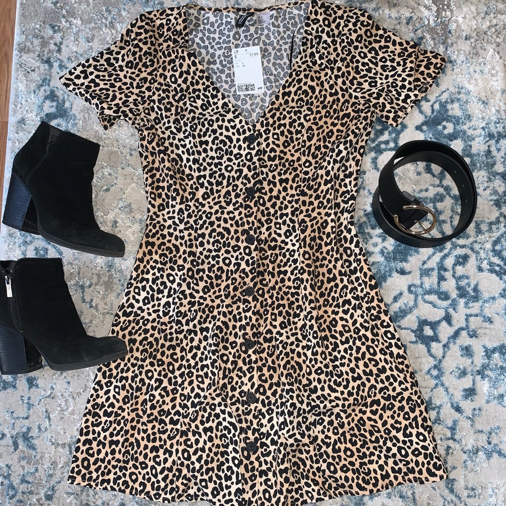Cheetah Print Dress